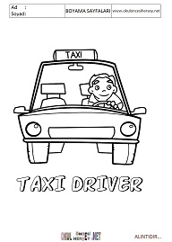 ingilizce boyama sayfaları